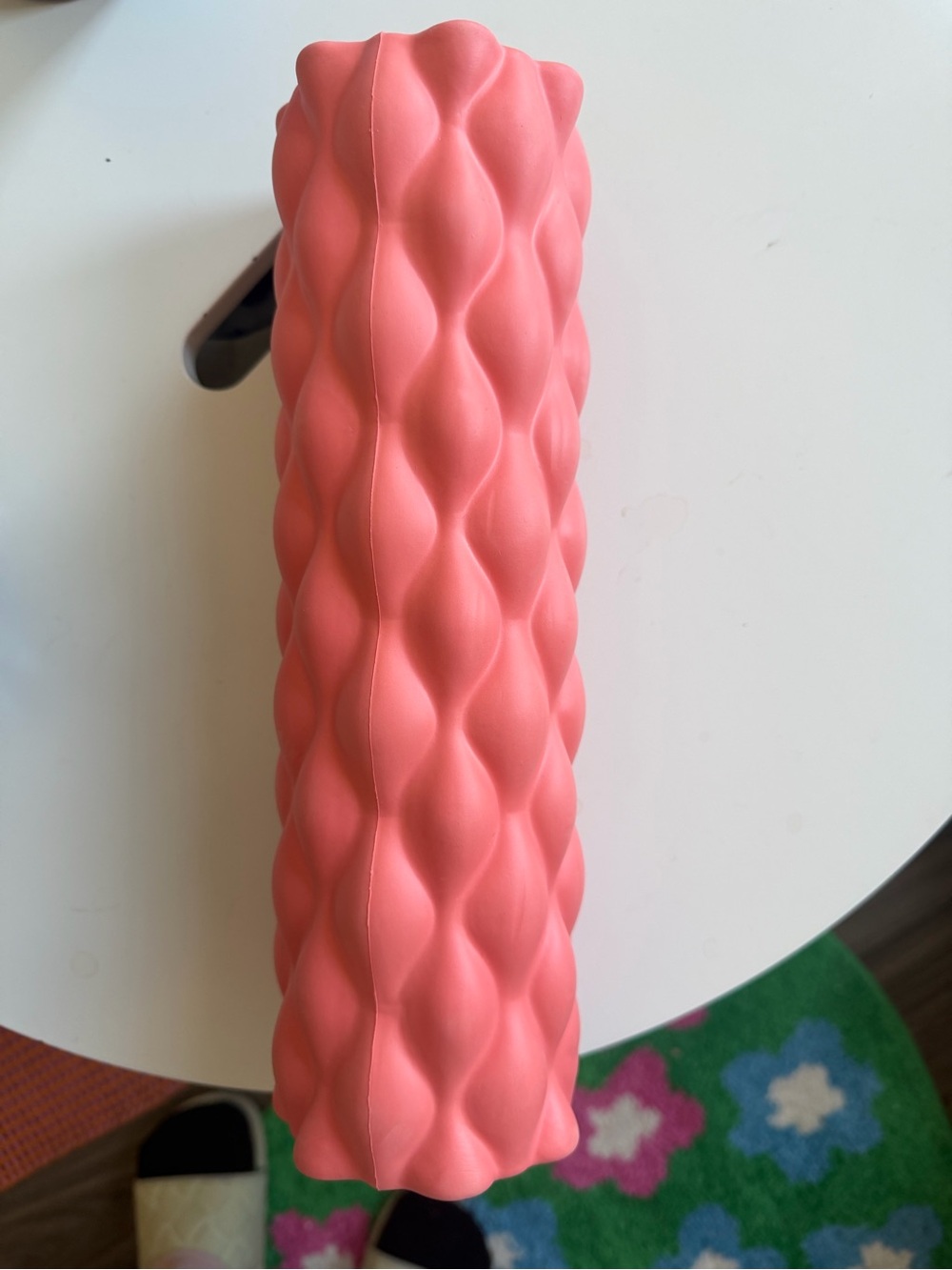 Coral Pink Textured Foam Roller - Unbranded